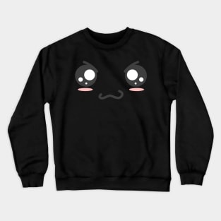 kawaii chibi anime cute face shirt women facial expression Crewneck Sweatshirt